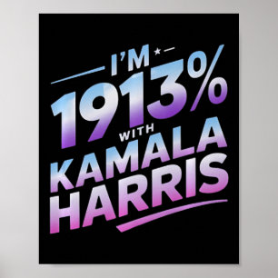 Im Jahr 1913 % mit Kamala Harris 2024 Poster