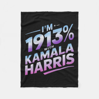 Im Jahr 1913 % mit Kamala Harris 2024 Premium Fleecedecke