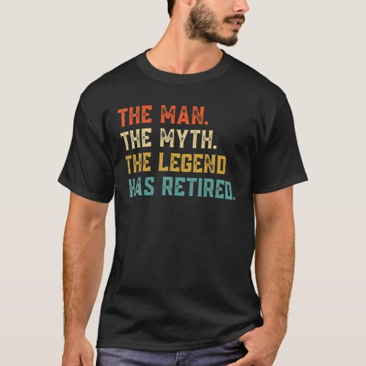 Im Jahr 2022 wurde der Mann Myth Legend erschöpft T-Shirt (Vorderseite)