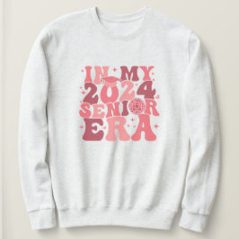 Im Jahr 2024 | Rosa Groovy Lettering Sweatshirt