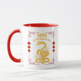 Im Jahr der Schlange geboren Tasse