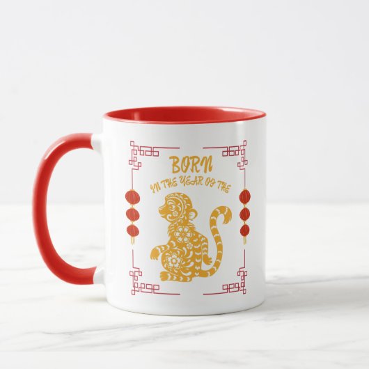 Im Jahr des Affen geboren Tasse (Links)