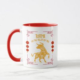 Im Jahr des Ochsen geboren Tasse