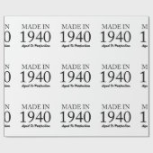 Im Jahre 1940 gemacht Geschenkpapier (Flach)