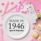Im Jahre 1946 gemacht Pappteller (Party)
