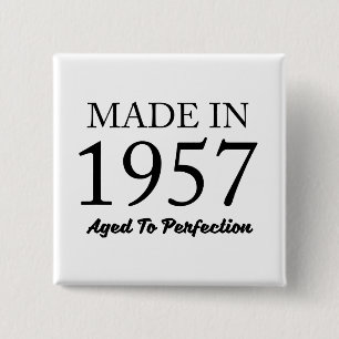 Im Jahre 1957 gemacht Button
