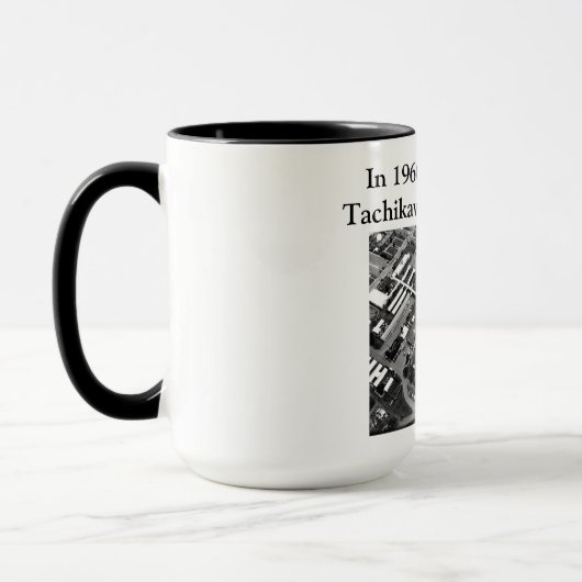Im Jahre 1960 ich war an Tachikawa-Flughafen Japan Tasse (Links)