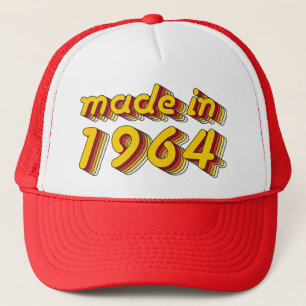 Im Jahre 1964 gemacht (Yellow&Red) Truckerkappe