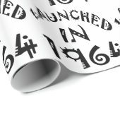 Im Jahre 1964 gestartet Geschenkpapier (Rolleneckpunkt)