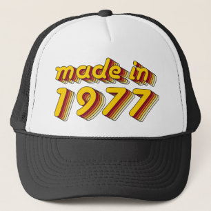 Im Jahre 1977 gemacht (Yellow&Red) Truckerkappe