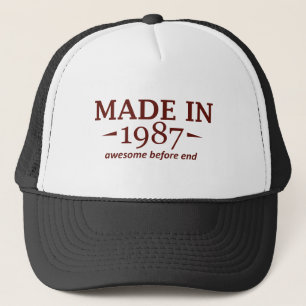 Im Jahre 1987 gemacht Truckerkappe
