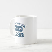 Im Jahre 1988 gemacht Kaffeetasse (Vorderseite Links)