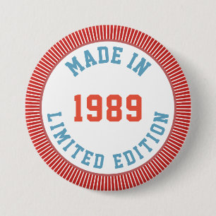 Im Jahre 1989 gemacht Button