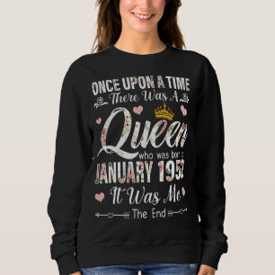 Im Januar 1952 war eine Königin Geboren Sweatshirt