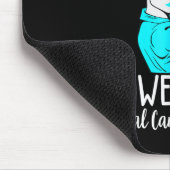 Im Januar tragen wir Aquamarin für Gebärmutterhals Mousepad (Ecke)