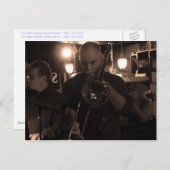 Im Jazz Club Postkarte (Vorne/Hinten)