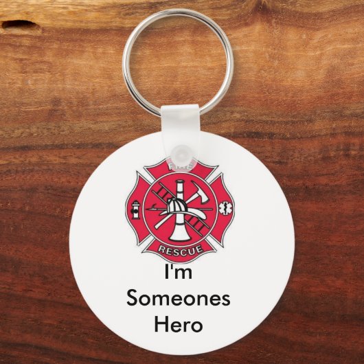 im jemandem-Held Schlüsselanhänger (Vorderseite)