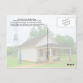 Im Jimmy Carter Boyhood Farm, Plains, GA Postkarte (Rückseite)