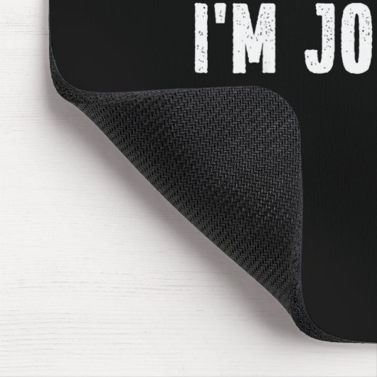 I'm Joe Biden Funny Instant Lazy Halloween Costume Mousepad (Ecke)