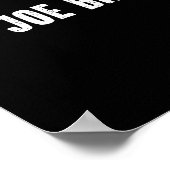 I'm Joe Biden Funny Instant Lazy Halloween Costume Poster (Ecke)