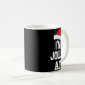 I'm Jolly Af Pajama, Christmas Adult Naughty Sweat Kaffeetasse (VorderseiteRechts)