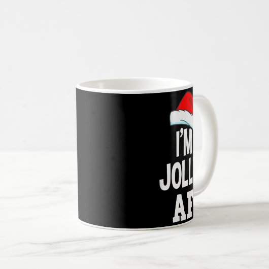 I'm Jolly Af Pajama, Christmas Adult Naughty Sweat Kaffeetasse (VorderseiteRechts)