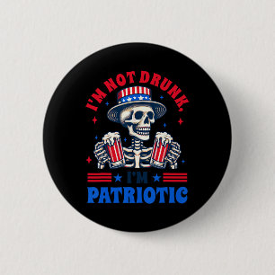 Im Juli amerikanisches Trinken bin ich im Patriot Button