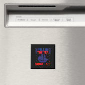 Im Juli, der Tee seit 1773 ausbreitet Magnet (In Situ (Geschirrspüler))