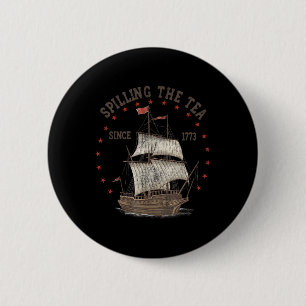 Im Juli die Teeausbreitung seit 1773 Geschichte Le Button
