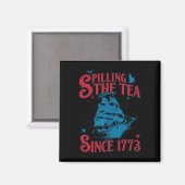 Im Juli die Teeausbreitung seit 1773 Geschichte Le Magnet (Vorderseite/Rückseite)