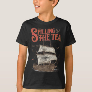 Im Juli die Teeausbreitung seit 1773 Geschichte Le T-Shirt