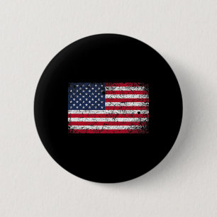 Im Juli erschütterte amerikanische Flaggentasche d Button
