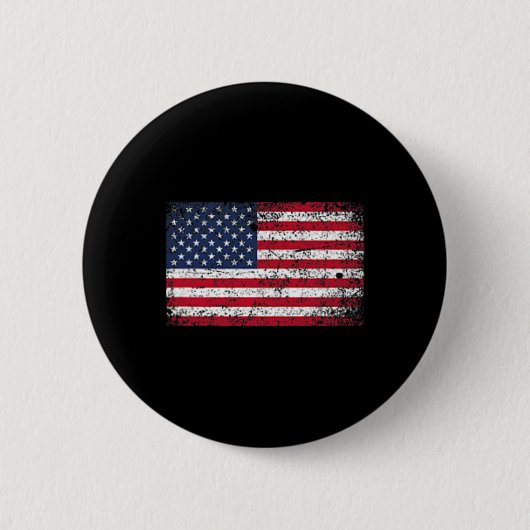 Im Juli erschütterte amerikanische Flaggentasche d Button (Vorderseite)