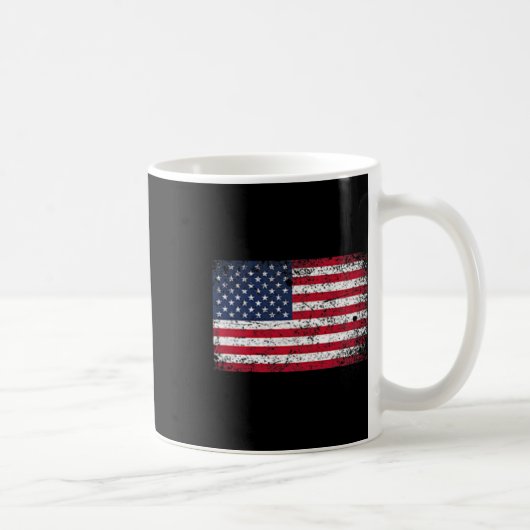 Im Juli erschütterte amerikanische Flaggentasche d Kaffeetasse (Rechts)