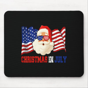 Im Juli Santa American Pride in Hawaii am 4. Juli Mousepad