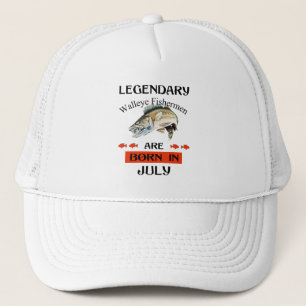 Im Juli sind die legendären Walleye-Fischer Gebore Truckerkappe