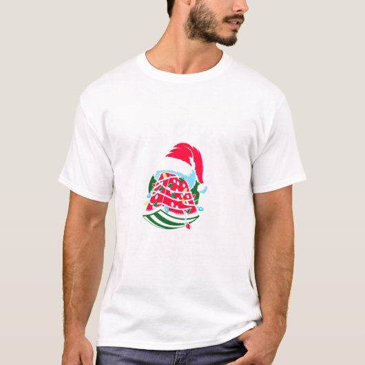 im Juli Wassermelone T-Shirt (Vorderseite)