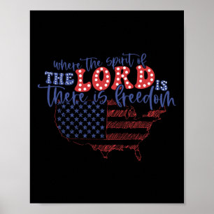 Im Juli, wo der Geist des Herrn ist, gibt es f Poster