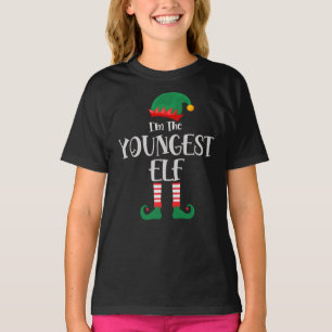 Im Jüngsten Elf, der Weihnachten passt T-Shirt