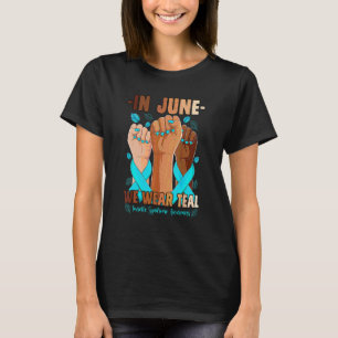 Im Juni tragen wir Aquamarines Tourette-Syndrom-Be T-Shirt