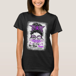 Im Juni tragen wir eine Lila Alzheimer-Sensibilisi T-Shirt