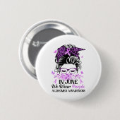 Im Juni tragen wir eine Lila Heimerheimer-Bewussts Button (Vorne & Hinten)