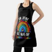 Im Juni tragen wir Regenbogenfarben Gay Pride Ally Schürze (InSitu)