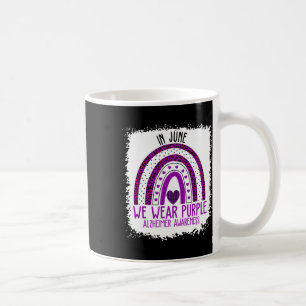 Im Juni tragen wir violette Schleife Heimerheimer  Kaffeetasse