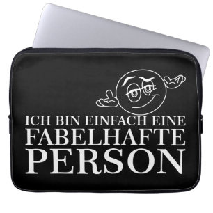 I'm just a fabulous person! laptopschutzhülle