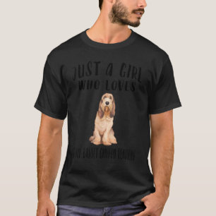 Im Just A Girl Who Lieben Grand basset griffon ven T-Shirt