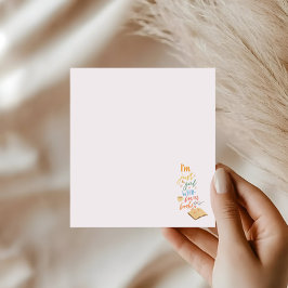 I'm just a girl who loves books notizblock