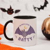 I'm Just A Little Batty Funny Halloween Bat Pun Tasse
