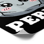 I'm Just A Pebble Cute Kawaii Rock Funny Pun Poster (Ecke)