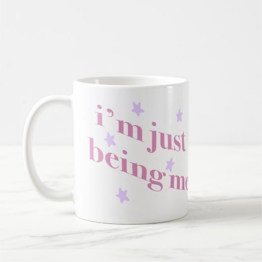 im just being me mok kaffeetasse (Links)